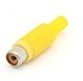 Audio Connectors 609074 Złącze cinch, tworzywo sztuczne, żółte 609074