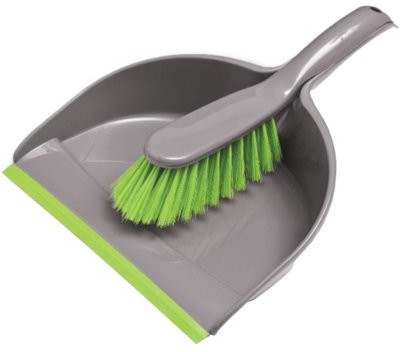 York Zmiotka z szufelką Compact Szary