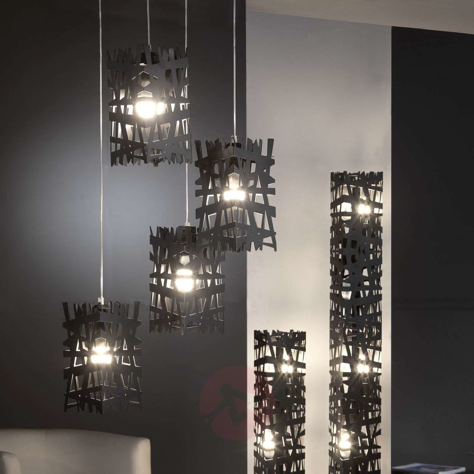ONLI Metalowa lampa podłogowa Foresta, wysokość 153 cm