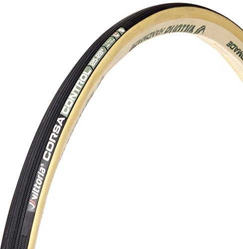 Vittoria unisex G Plus opony Corsa Control G +, rurowy, czarny, 25 mm TYCC0025411TG