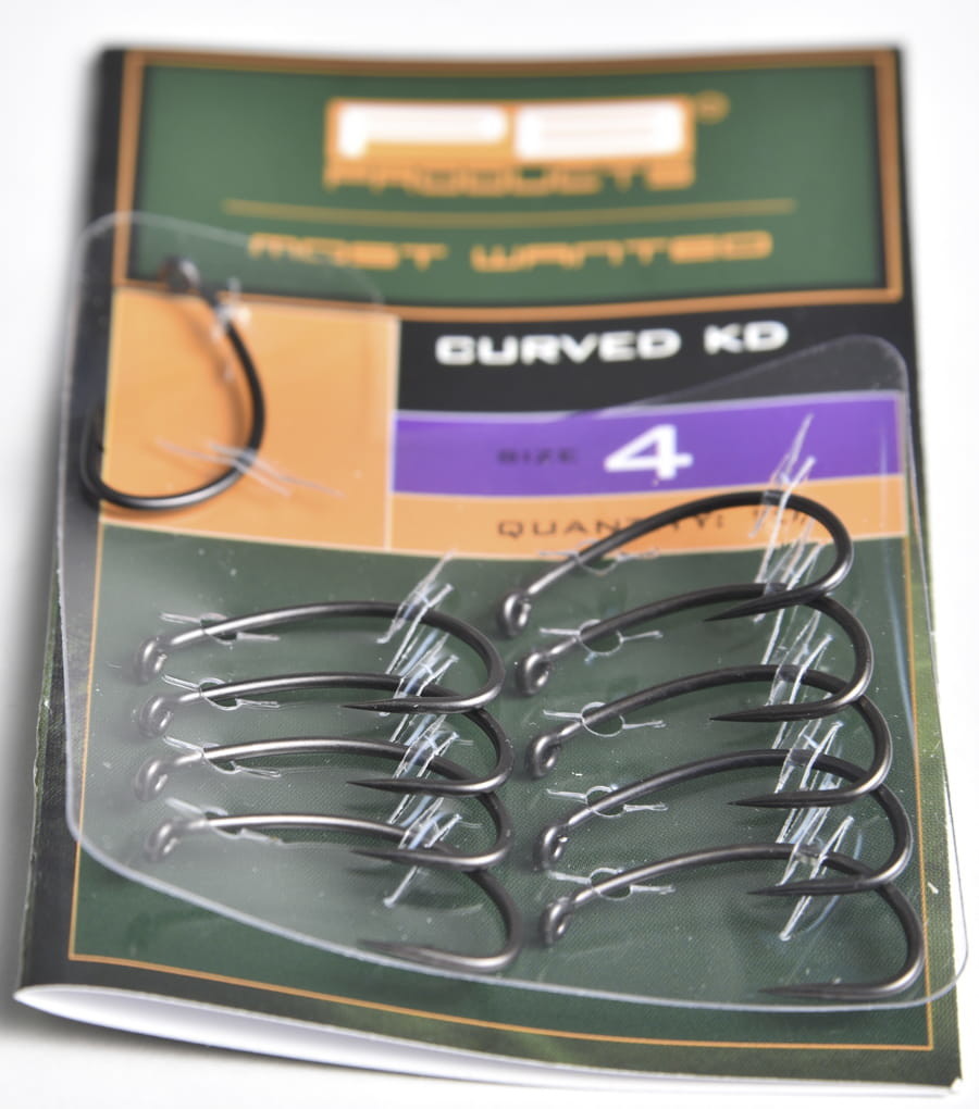 Pb Products-Haki Haczyki Karpiowe Curved Kd Size 4
