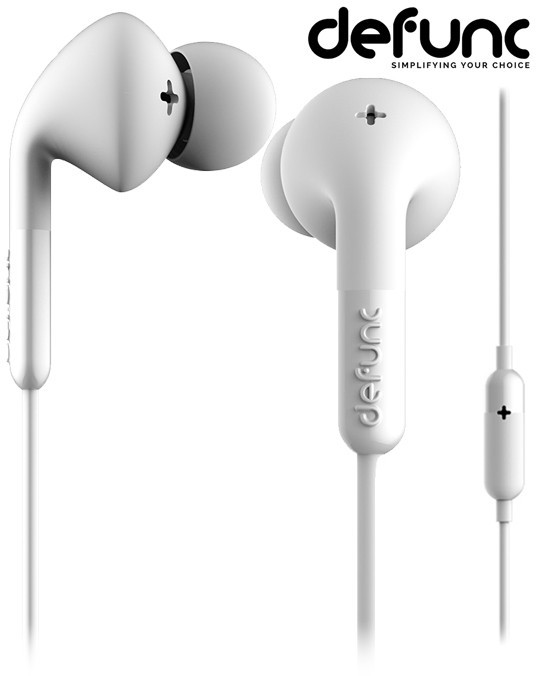 DeFunc Earbud Plus Music białe