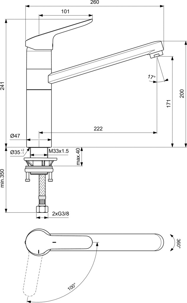 Ideal Standard Ceraflex chrom BC135AA