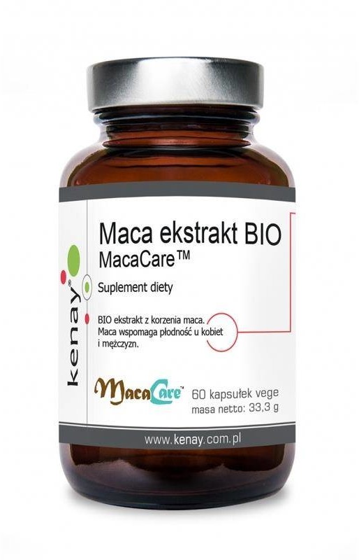 Kenay Maca ekstrakt BIO MacaCare (60 kaps.)
