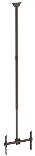 STARTECH.COM Startech.COM TV drążek sufitowy  2,5 m do 3 m-vollb eweg wyszczególniła fernsehh projektora-TV uchwyt VESA 32 do 70 cali (81 cm  178 cm) FPCEILPTBLP