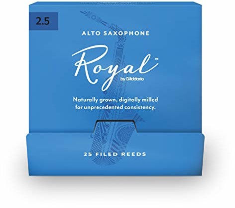 Rico Royal by D'Addario Alto Sax Reeds, 2,5, 25 sztuk pojedynczych trzcinek RJB0125-B25