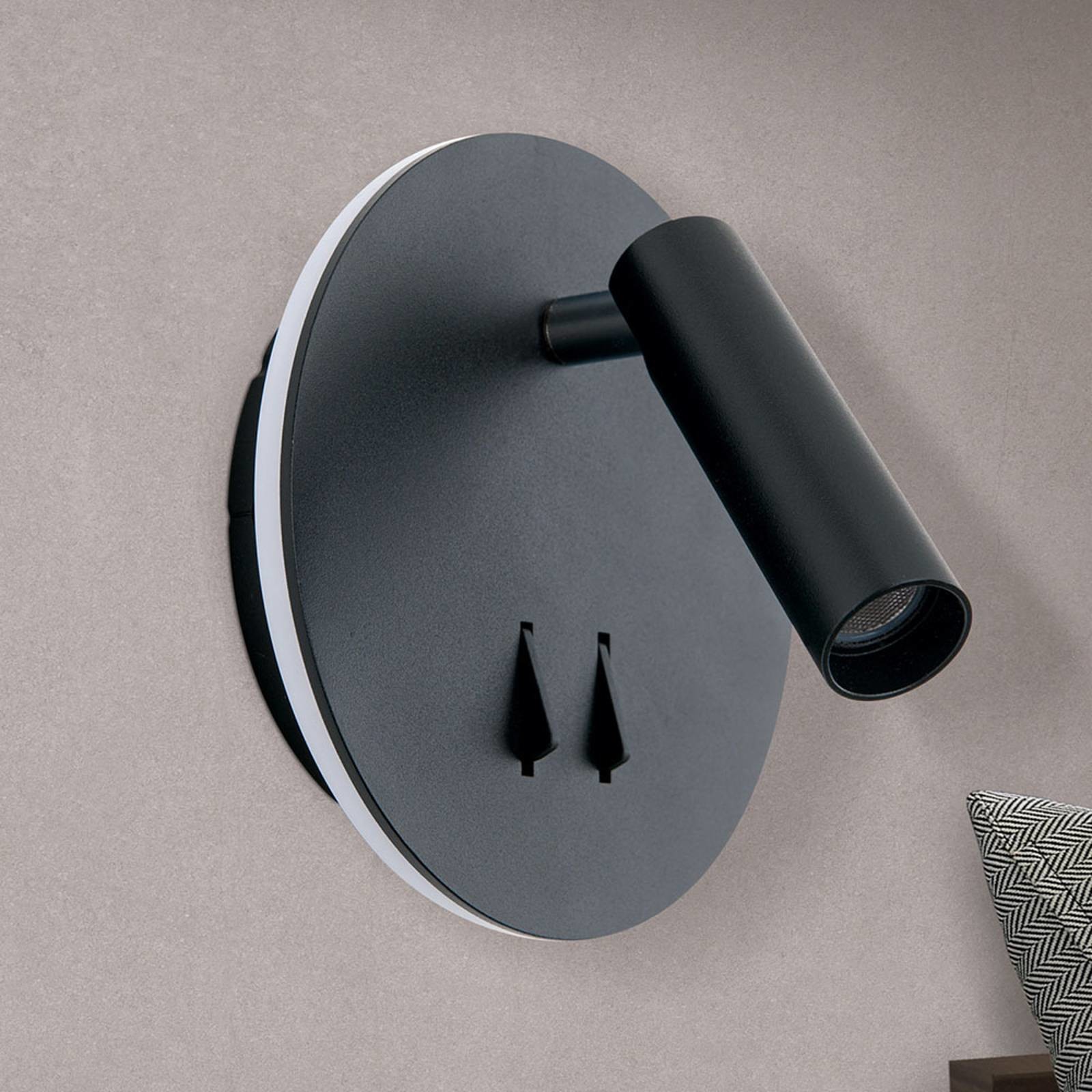 Orion Kinkiet LED Lenny 2 źródła światła, czarny