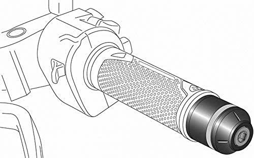 Puig 8159N Końcówki kierownicy krótkie z pierścieniem do Triumph Tiger Sport 13'-17', zestaw 2 8159N