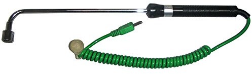 PeakTech PEAK Tech TF-30 czujnik temperatury profesjonalna Typ K, 50  500 stopni, czujnik temperatury sonda do temperatury powierzchni, średnica 14 MM