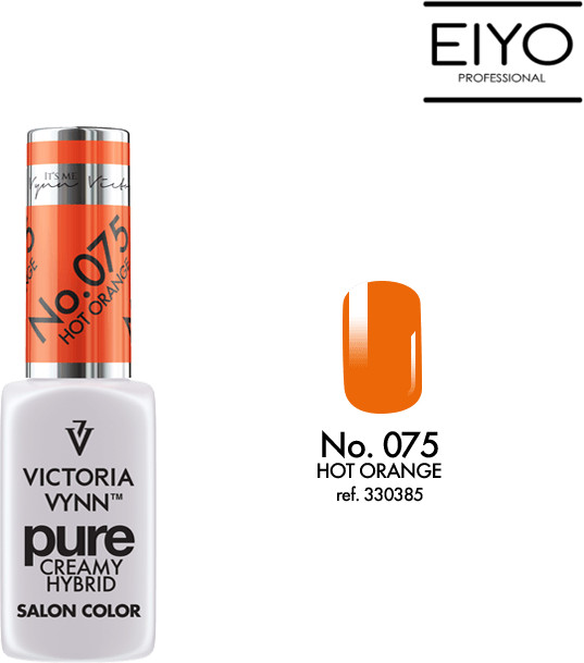 Victoria Vynn PURE CREMY HYBRID 075 HOT ORANGE - 8 ml 330385