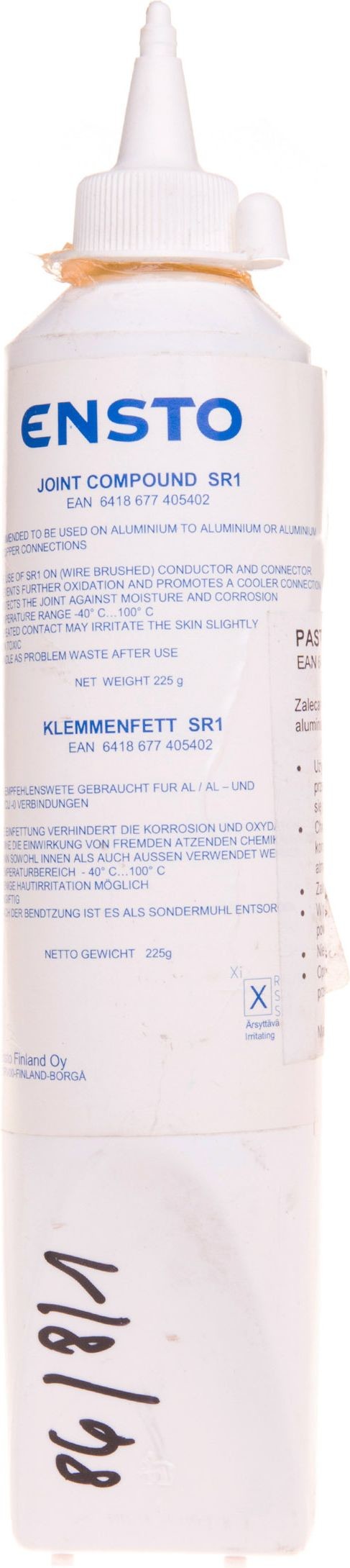 Ensto Pasta stykowa na powierzchnie aluminiowe SR1 SR1