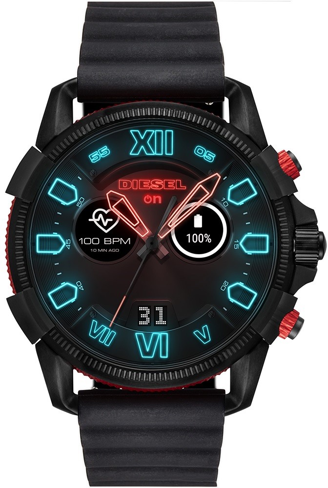 Diesel SmartWatch Full Guard 2.5 Black Silicone DZT2010