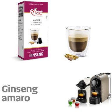 Italian Coffee Ginseng Amaro kapsułki do Nespresso - 10 kapsułek