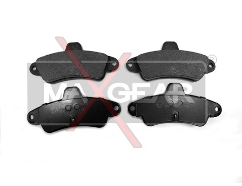 MaxGear Zestaw klocków hamulcowych, hamulce tarczowe 19-0496