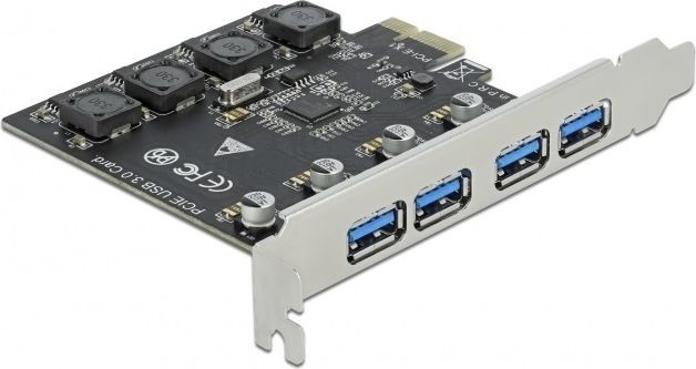DeLOCK Kontroler PCIe 2.0 x1 4x USB 3.2 Gen 1 90509 90509
