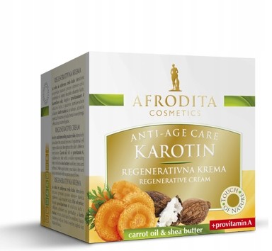 Kozmetika Afrodita krem regenerujący do twarzy Karotin 50ml