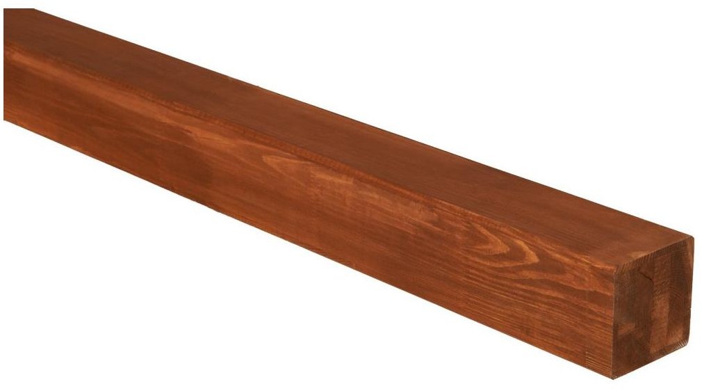 FOREST STYLE Kantówka drewniana Zen 9x9x180 cm brązowa Forest Style