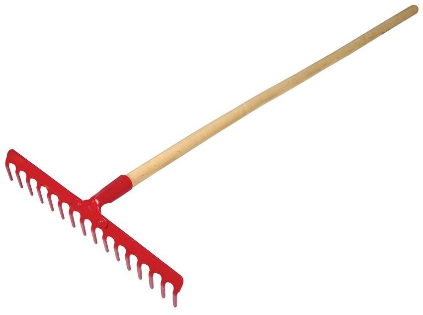 Profix Grabie ogrodnicze 18-zębne nitowane z trzonkiem 130cm PROFIX