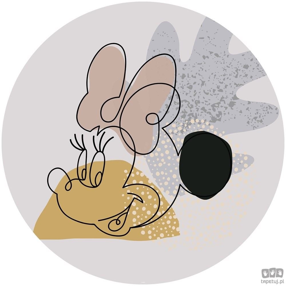 Komar Fototapeta Minnie Line Art DD1-042 DD1-042