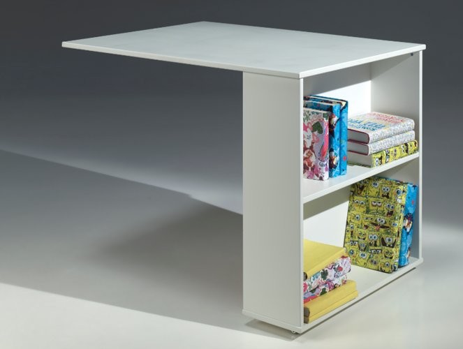 VIPACK Vipack, Pino, Biurko do wysokiego łóżka, Sosna Biała