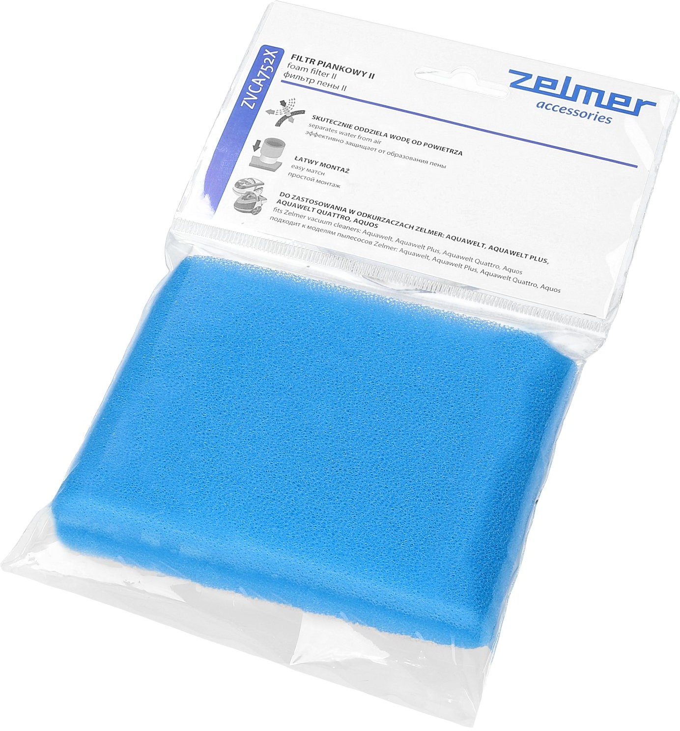 ZELMER Filtr do odkurzacza Aquawelt ZVC762ST Hepa