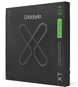 DAddario XT Struny Bass Nickel Plated Steel, Light Top/Medium Bottom, Long Scale, 45-105 XTB45105