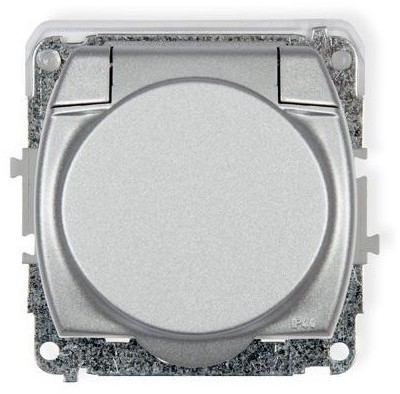 Karlik Mechanizm gniazda bryzgoszczelnego 2P+Z SCHUKO TREND 7GPB-1S