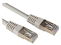 Velleman CW102 ekranowany kabel sieciowy RJ45 CAT5E FTP, wielokolorowy, 2 m CW102