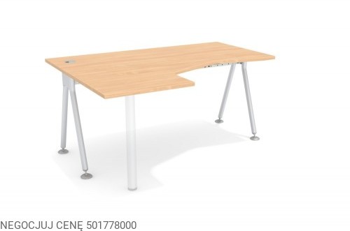 WUTEH S.A. Biurko biurowe Geos GE-13 (160x120x73,5cm) 1278