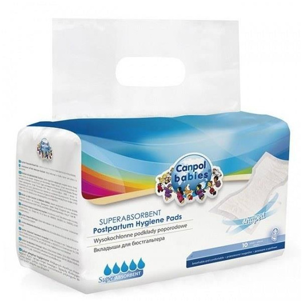 CANPOL Canpol Babies, Wysokochłonne podkłady poporodowe 10 sztuk 73/003 9059864