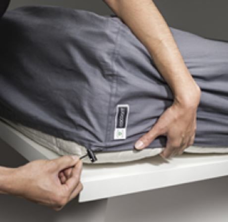 Cocoon Prześcieradło z gumką bez impregnacji) Protection Sheets Double elephant grey 799696115890