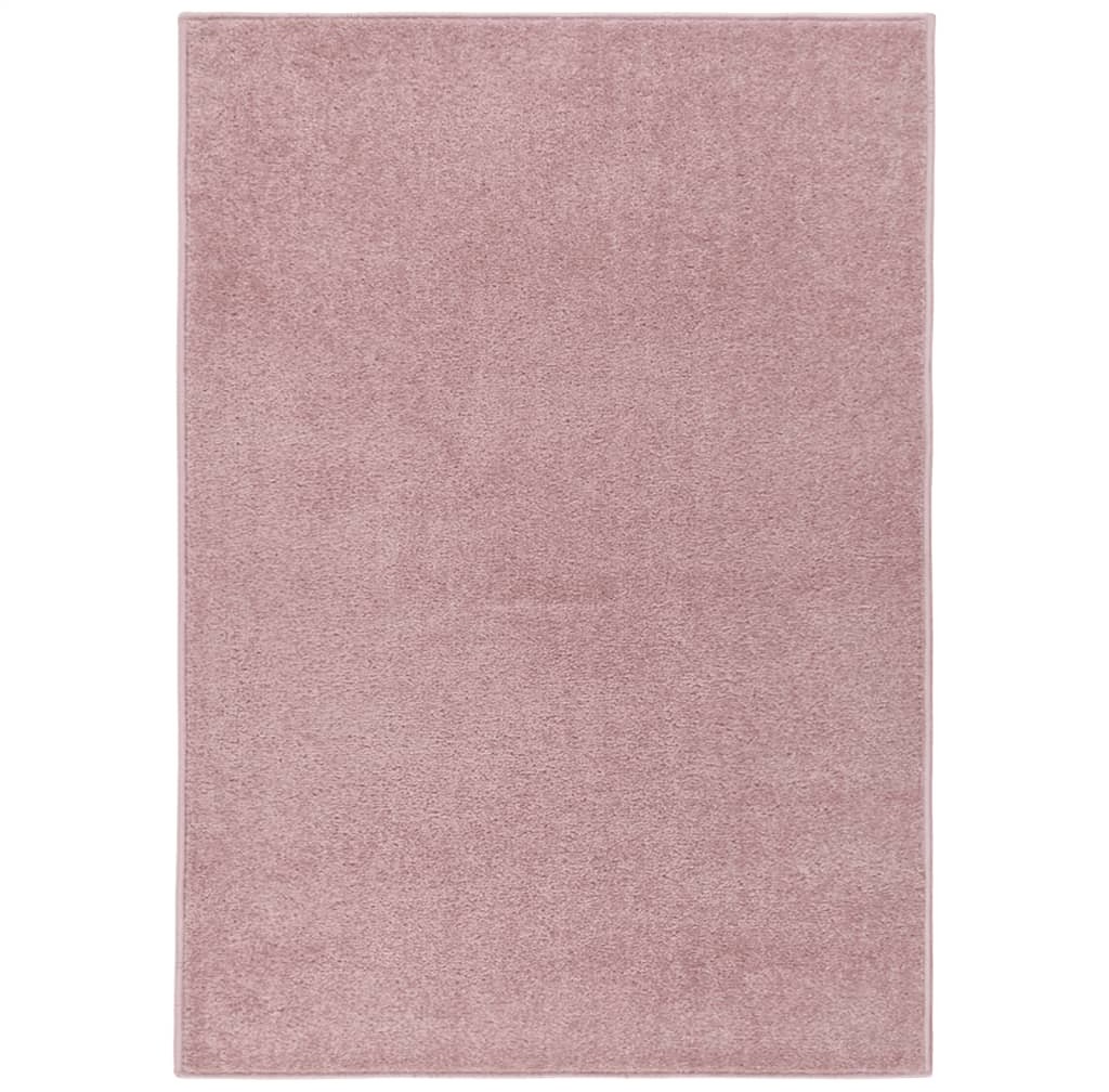 vidaXL Dywan z krótkim runem, 240 x 340 cm, różowy