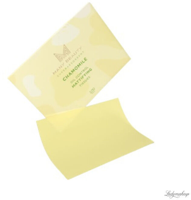 Many Beauty Many Beauty - Oil Control Mattifying Tissues - Zapachowe bibułki matujące do twarzy - Rumianek - 100 sztuk
