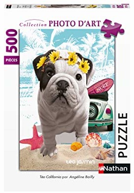 Nathan Puzzle 500 sztuk-teo California Dorosły, 4005556872398 4005556872398