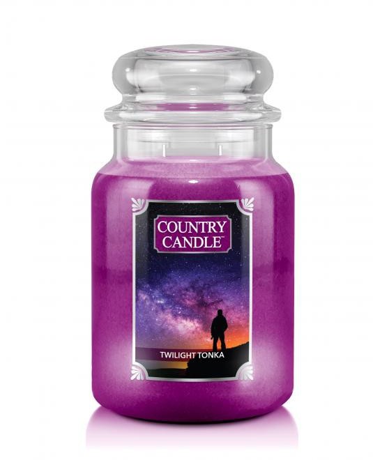 Kringle Candle COUNTRY CANDLE ŚWIECA TWILIGHT TONKA 680G 846853069111