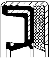 CORTECO Pierścień uszczelniający wału, różnicowy CORTECO 12013319B