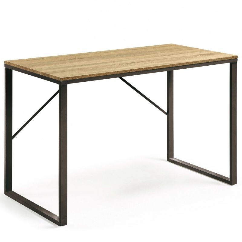 Laforma Biurko Talbot 120x60 cm naturalne/czarne LM-N20-02