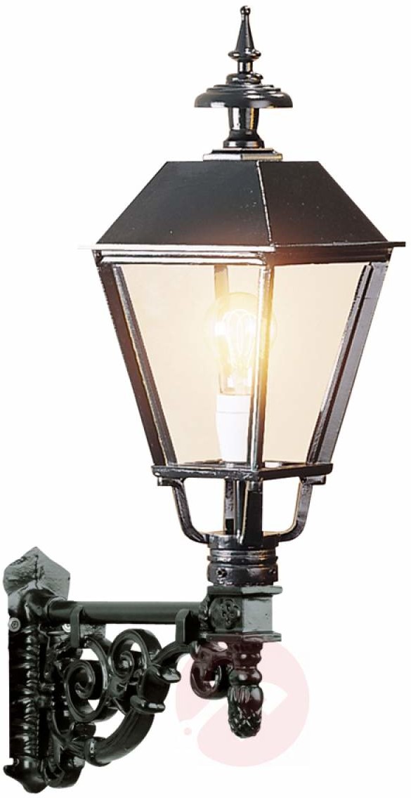 K. S. Verlichting B. V. Zewnętrzna lampa ścienna Zandvoort czarna