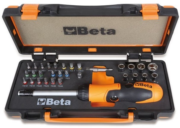 Beta ZESTAW.POKRĘTŁA,27KOŃC,8NASADEK.Z.AKCES. 860/C38P