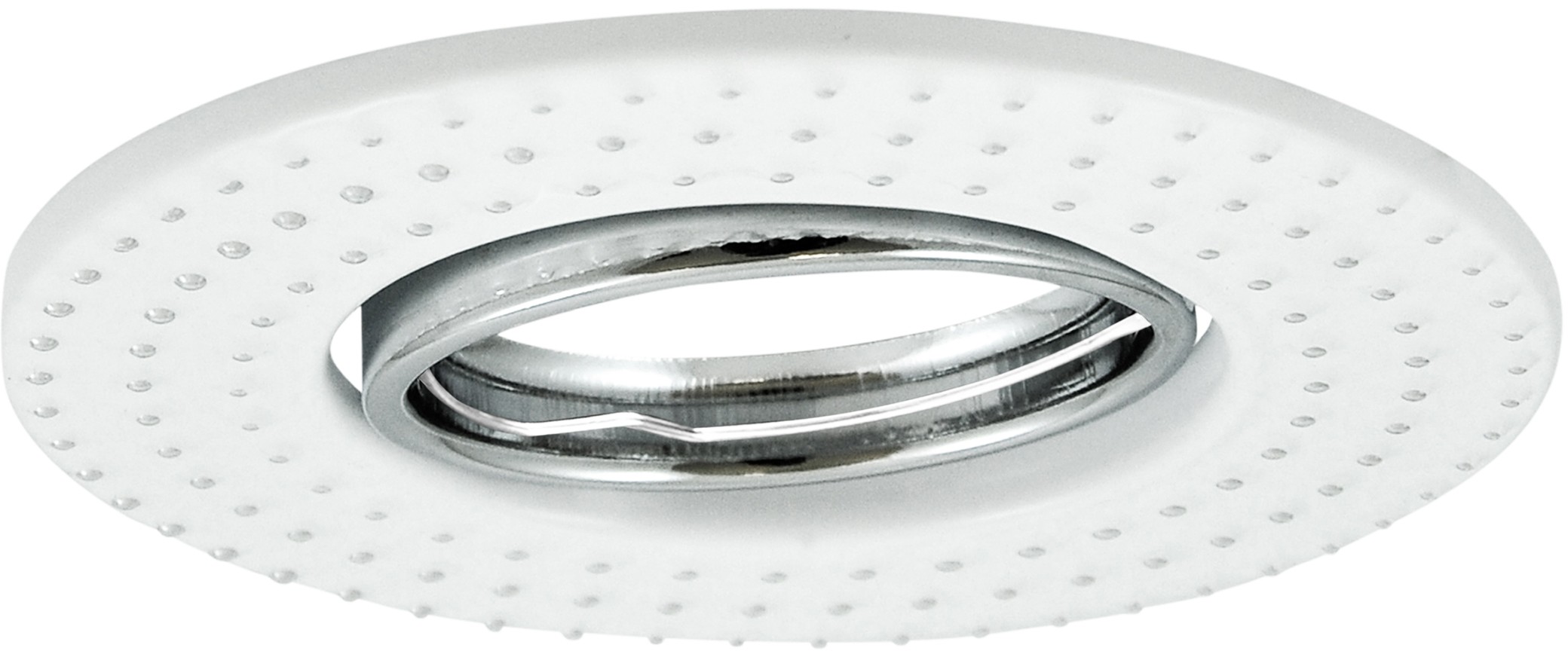 Polux Oczko podtynkowe 1x5W LED 12V FOBOS biały/srebrny 310279 SANICO 310279