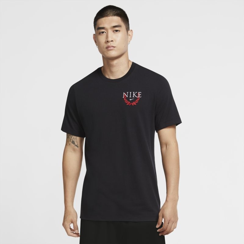Nike Męski T-shirt do koszykówki Dri-FIT - Czerń CV1038-010