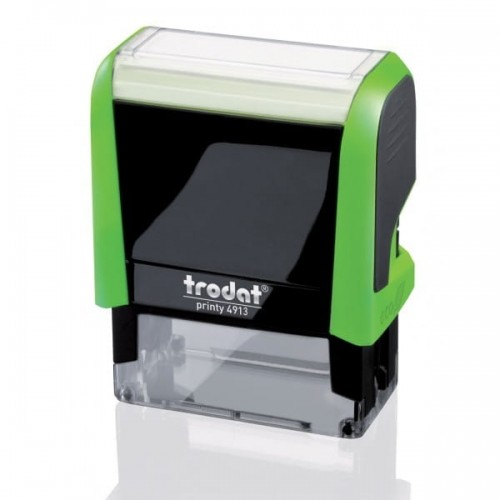 Trodat Pieczątka / stempel 4913 zielona, poduszka czarna, 58x22mm, 1 szt. UN268-4