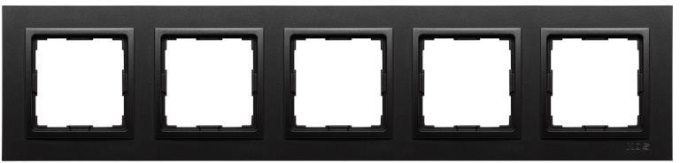 KOS Elektro System Vena 2 antracyt ramka 5 kos_526185