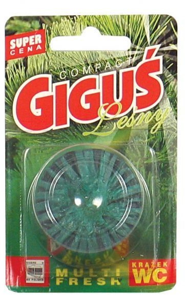 GIGUŚ Krążek do spłuczki Compact WC Leśny 50 g