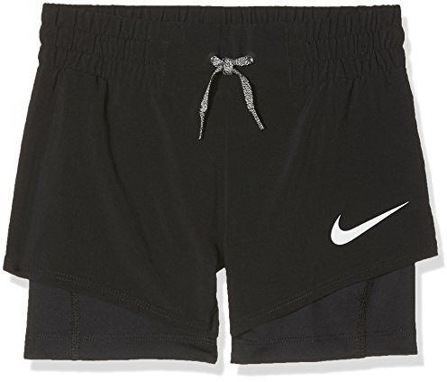 Nike dziewcząt 2in1 2 W 1 Short, czarny, l 890296-011