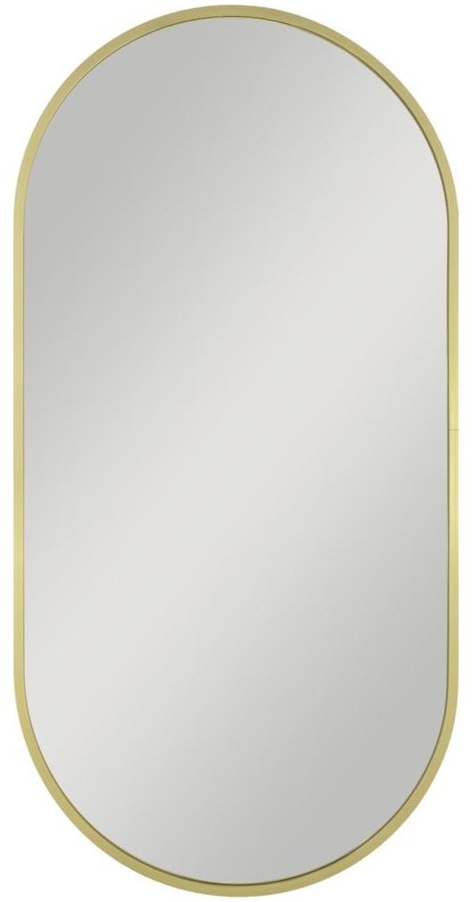Dubiel Vitrum Lustro łazienkowe bez oświetlenia Joy Gold 50 x 100