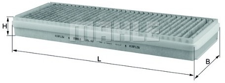 Knecht Filtr, wentylacja przestrzeni pasażerskiej LAK 43