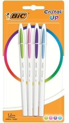 BiC Długopis Cristal Bicolor Up mix 4 kolory