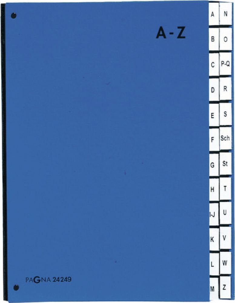 Pagna Teczka Pultordner Color 24 Fächer A-Z blau 24249-02