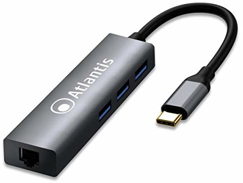 Atlantis Adapter Atlantis A04-tc_lan+hb od USB typ C do Lan + 3 porty USB A04-TC_LAN+HB